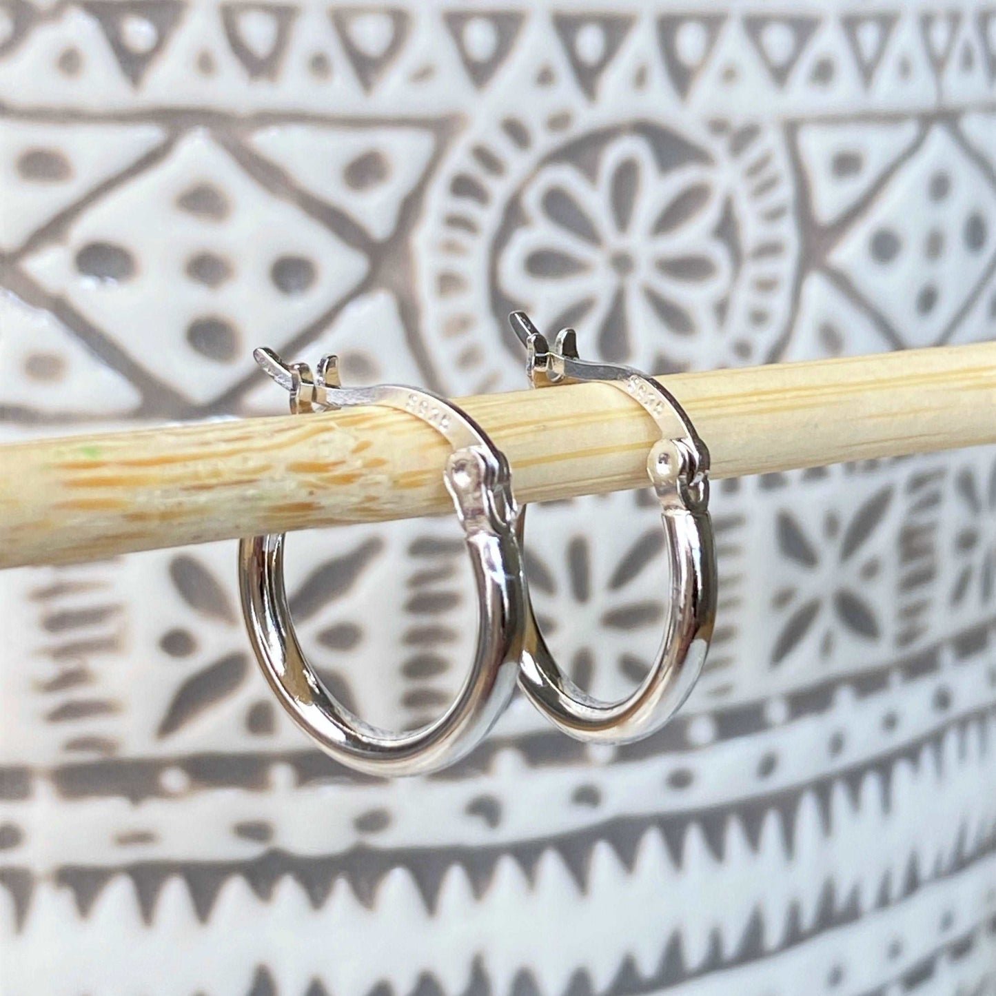 PyP JEWELERS Hoop Earrings S925 Sterling Silver, Gold and Rose Gold | Sold as a Pair 15mm, 20mm or 25mm Hoops